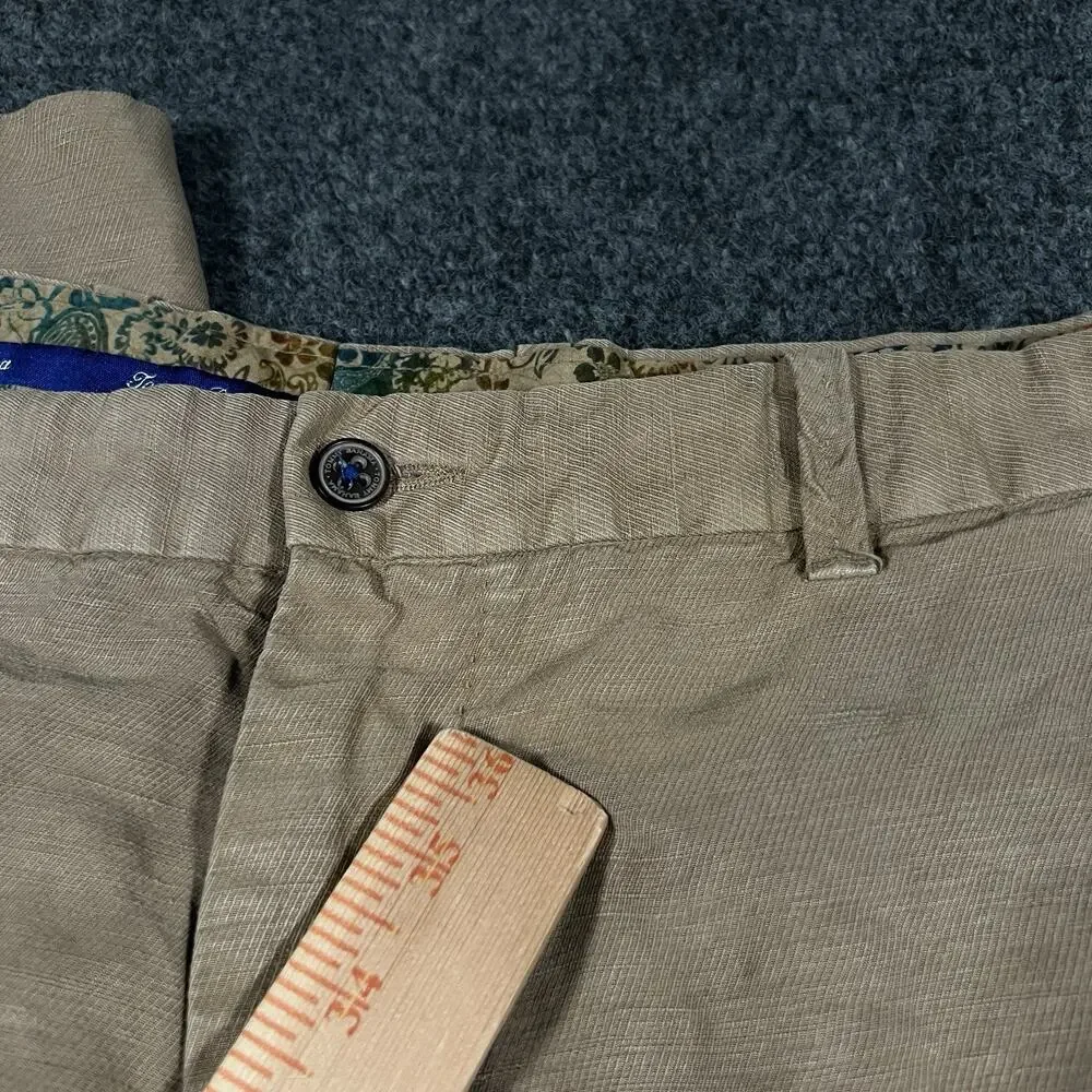 Tommy Bahama Pants Mens 39x26 Linen Tencel Blend Drawstring Relaxed Casual